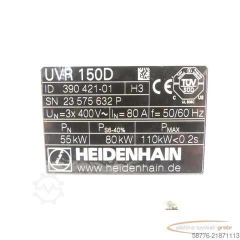 Component Heidenhain UVR 150D ID: 390 421-01 SN23575632P im Austausch (Exchange)