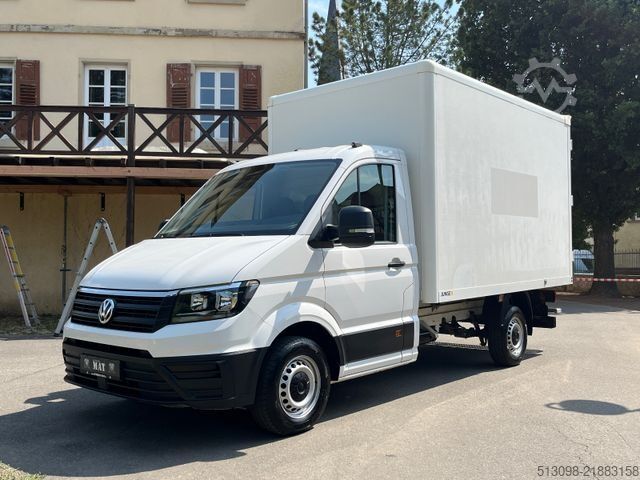 Furgoneta caja VOLKSWAGEN CRAFTER KOFFER MIT PORTALTÜREN KAMERA KLIMA