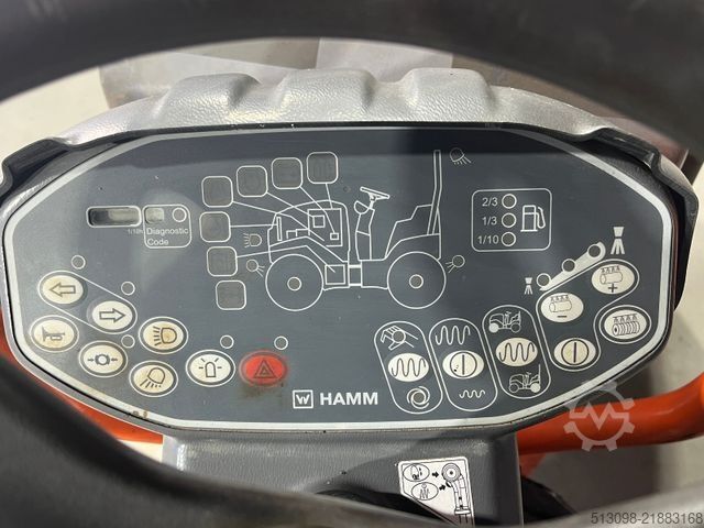 单钢轮压路机 HAMM TANDEM WALZE / ROLLER HD 8 VV KUBOTA KNICKGELENK