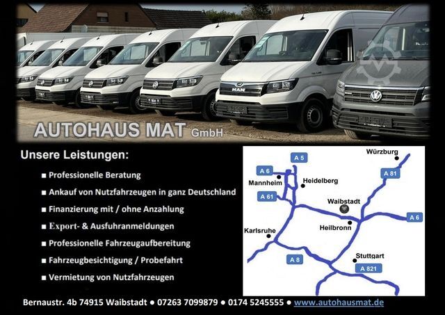 Furgoneta caja VOLKSWAGEN CRAFTER 2.0TDI XXXL KOFFER RAMPE KAMERA 177 PS