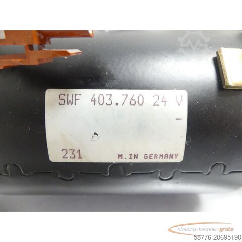 SWF 403.760 24 V Getriebemotor SN: 119068 mit mechanischer Einheit