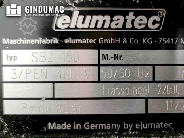 Werkzeugmaschine Elumatec SBZ 150