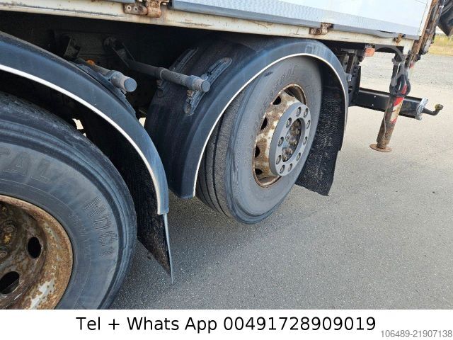 Flatbed truck IVECO AT 260S42Y 7PS Kran+FUNK Hiab 166 E-4H EEV