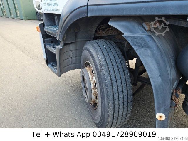 Flatbed truck IVECO AT 260S42Y 7PS Kran+FUNK Hiab 166 E-4H EEV