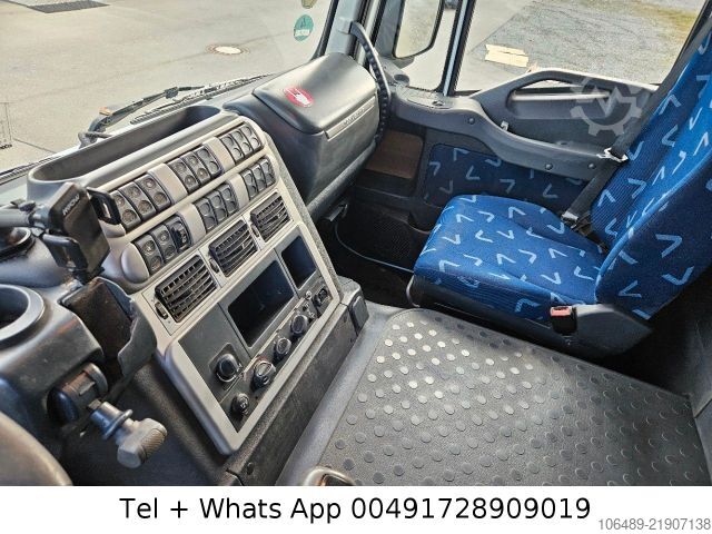 Flatbed truck IVECO AT 260S42Y 7PS Kran+FUNK Hiab 166 E-4H EEV