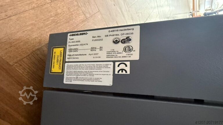 Завод CTP Heidelberg Suprasetter A52/A74