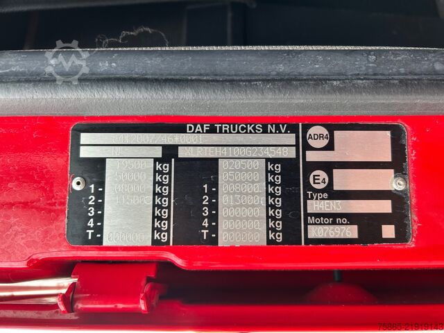 Standard-SZM DAF XF 450 FT Space Cab / 680 dkm / Night AC / APK ...