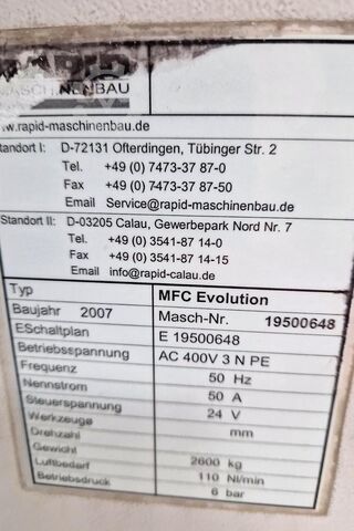 Obradni centar Rapid MFC EVOLUTION II