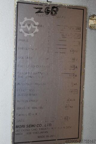 सीएनसी खराद Mori Seiki SL403B/800