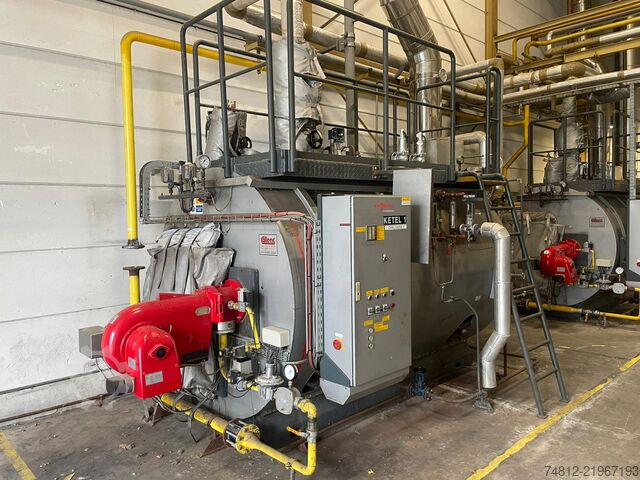 Parna kotlovska postrojenja (2x 2300 kg/h) Viessmann 2300 kg/hr + Weishaupt burner Vitomax 200 HS + G8/1-D ZMD