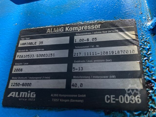 гвинтовий компресор ALMIG Variable 35
