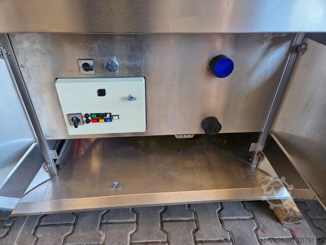 3-chamber deep fryer with plate and bain-marie Kiremko HRF 2