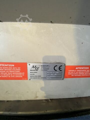 Linha de granulação de cabo de cobre MG Recycling Matrix 400