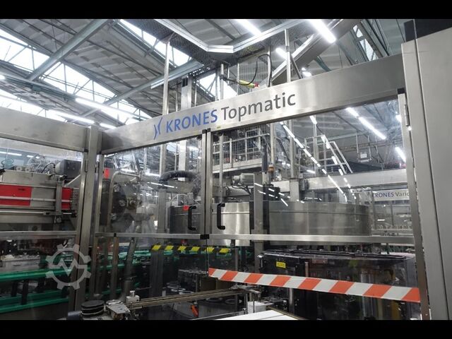 Used KRONES spirits filling line, roud glass 500 BPM - year 2003 Krones 