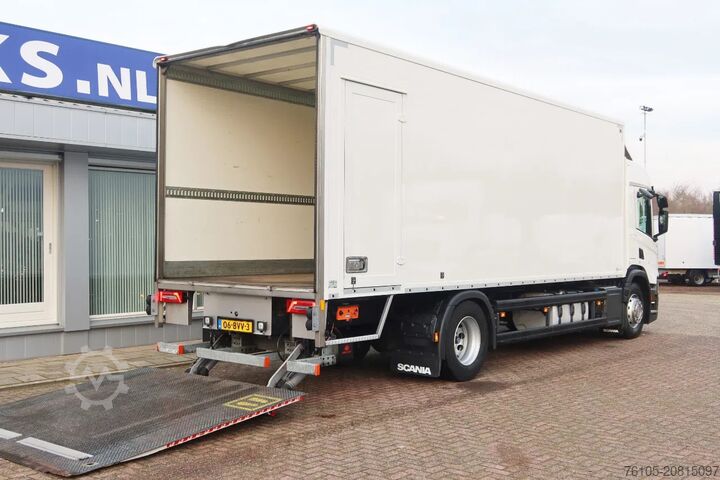 куфар Scania P320 4X2 Bak + Dhollandia klep 2000 kg  1x bed