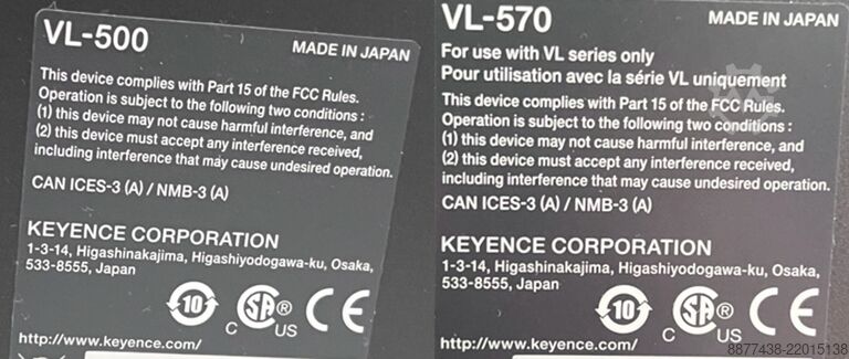 3D traka svetlosni skener KEYENCE VL-500