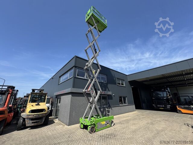 Fronteq FS1012E sakselift / saks / arbejdsplatform, 11,8 m arbejdshøjde, elektrisk, 2020 FRONTEQ FS1012E Schaarhoogwerker / Sciccor / Arbeitsbuhne 11.8M Werkhoogte Elektrisch 2020