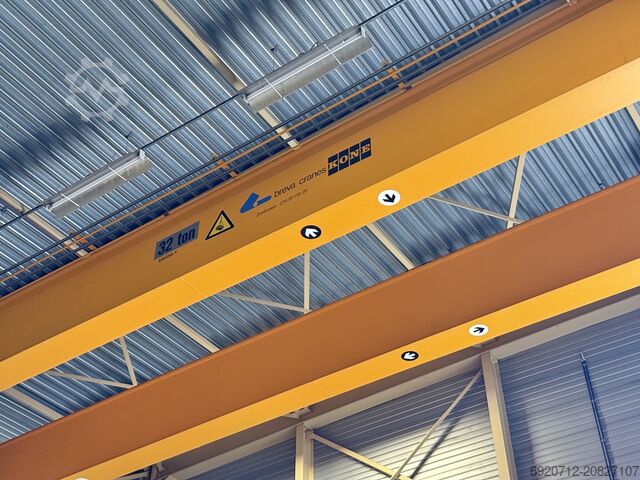 Viga doble de 14.870 mm x 32 toneladas Konecranes Dubbelligger Bovenloopkraan