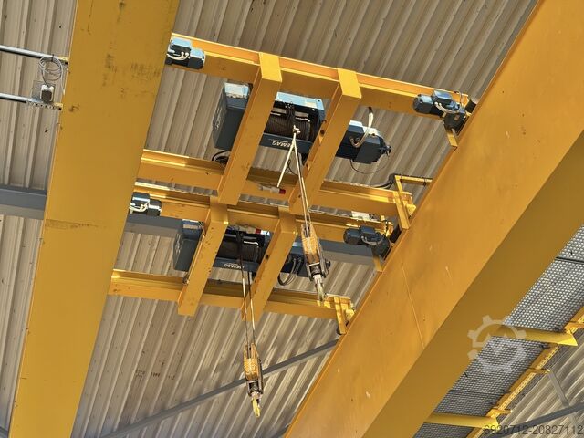 Puente grúa birraíl 26.000 mm x 2x5 toneladas - 2007 DEMAG Dubbelligger Bovenloopkraan