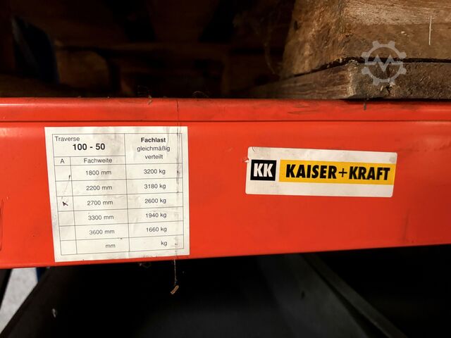 Schwerlastregal ohne Inhalt KAISER + KRAFT heavy-duty shelving without contents
