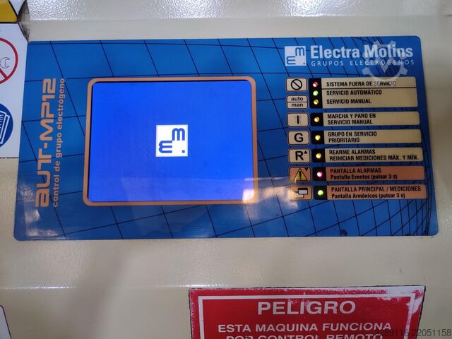 Generatore diesel ELECTRA MOLINS EMJ-225 AUT_MP12 INSO