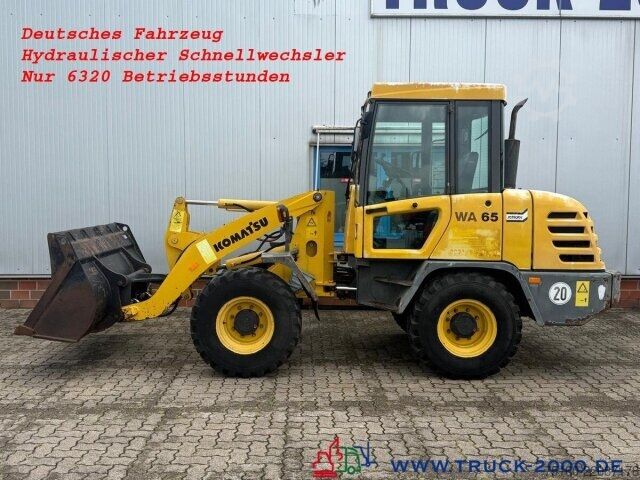 Wiellader Komatsu Komatsu WA 65-3 Nur 6.320 BH + Schaufel 0,7 m³
