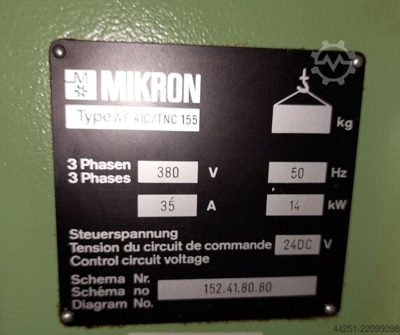  Mikron WF 41C/TNC 155