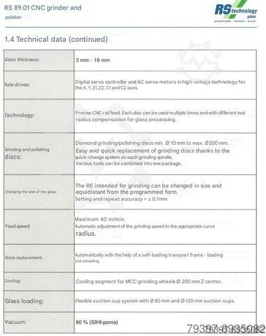 RS-teknik 89.01 CNC RS technology 89.01