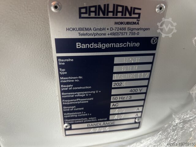Tračna pila Panhans BSB 600