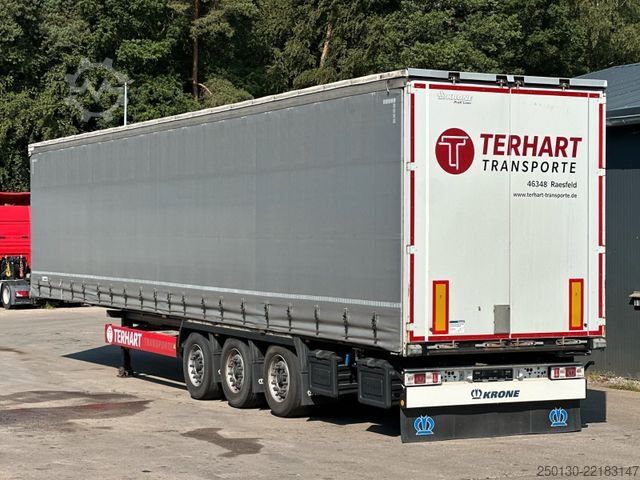 带篷布的开放式半挂车 KRONE SD Curtainsider EDSCHA CodeXL Liftachse