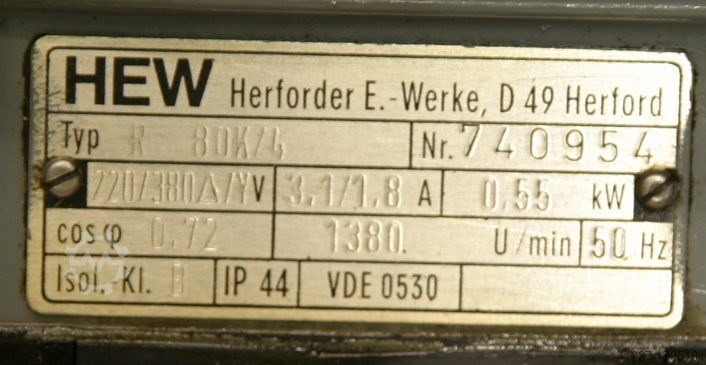 Hydraulic power unit 15 l 40 bar Ehlers P36K