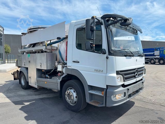 Kamion cisterne vakum MERCEDES-BENZ Atego 1624 4x2 DSU kombiline 5400 L
