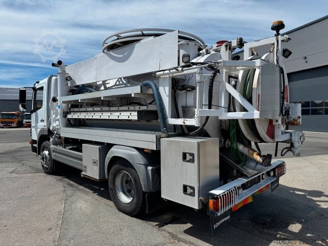 Kamion cisterne vakum MERCEDES-BENZ Atego 1624 4x2 DSU kombiline 5400 L