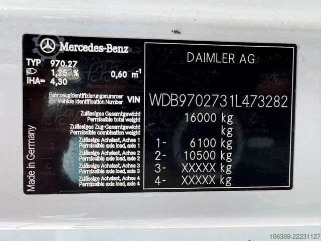 Kamion cisterne vakum MERCEDES-BENZ Atego 1624 4x2 DSU kombiline 5400 L
