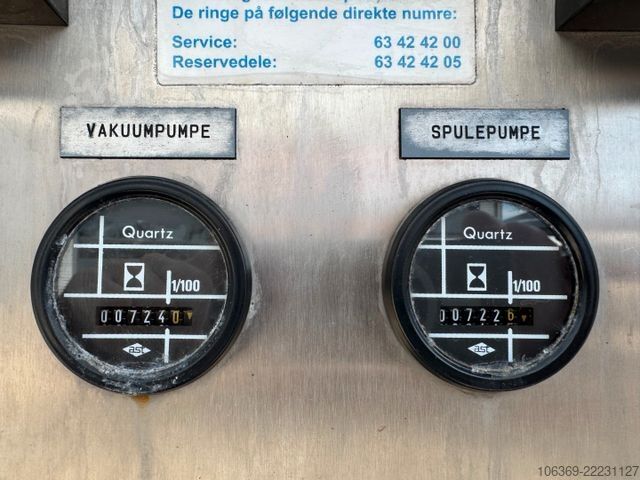 Kamion cisterne vakum MERCEDES-BENZ Atego 1624 4x2 DSU kombiline 5400 L