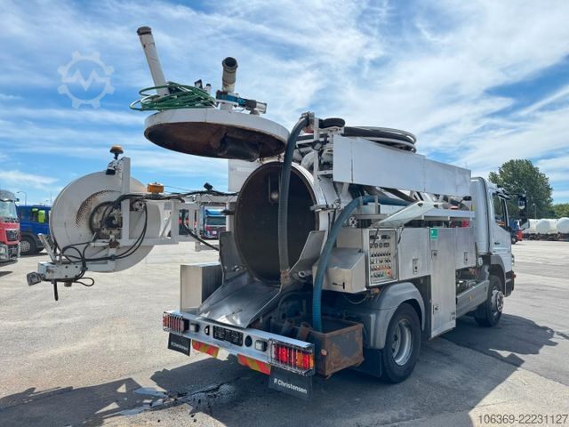 Kamion cisterne vakum MERCEDES-BENZ Atego 1624 4x2 DSU kombiline 5400 L