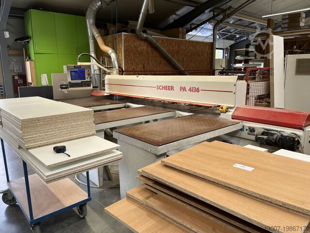 Såg för dimensionering av paneler Scheer PA 4136