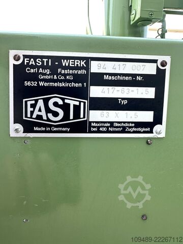 Машина за ръбове и бордюри / FASTI тип 63x1,5 SCHRÖDER-FASTI Sickenmaschine Typ 63x1,5