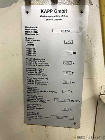 Slípihjólaafréttingarvél Kapp CS 200 CNC