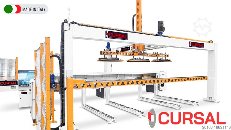 אופטימיזציה של מסור חתך עם מכשיר הזנה CURSAL TRSI Ø500 TAGLIO 90° - customizable