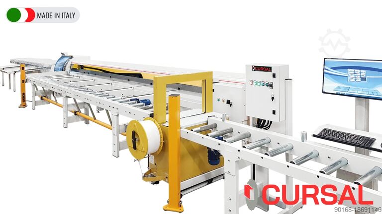 אופטימיזציה של מסור חתך עם מכשיר הזנה CURSAL TRSI Ø500 TAGLIO 90° - customizable