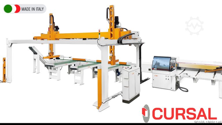 אופטימיזציה של מסור חתך עם מכשיר הזנה CURSAL TRSI Ø500 TAGLIO 90° - customizable