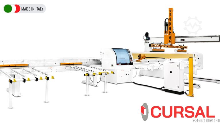 אופטימיזציה של מסור חתך עם מכשיר הזנה CURSAL TRSI Ø500 TAGLIO 90° - customizable