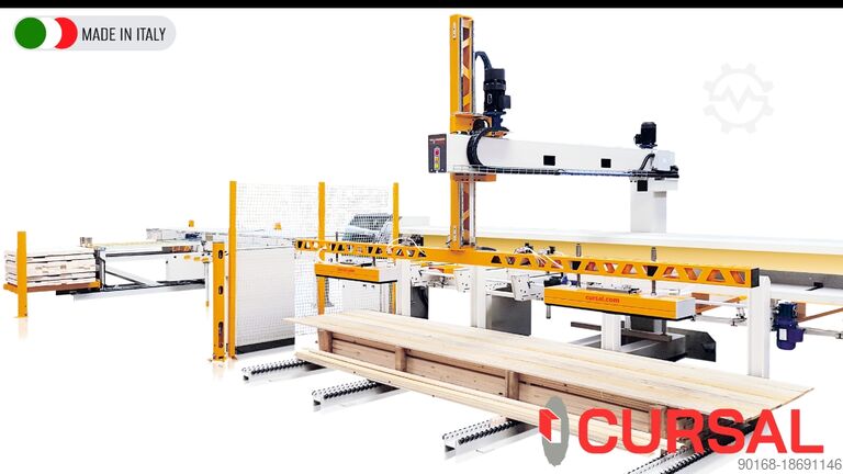אופטימיזציה של מסור חתך עם מכשיר הזנה CURSAL TRSI Ø500 TAGLIO 90° - customizable
