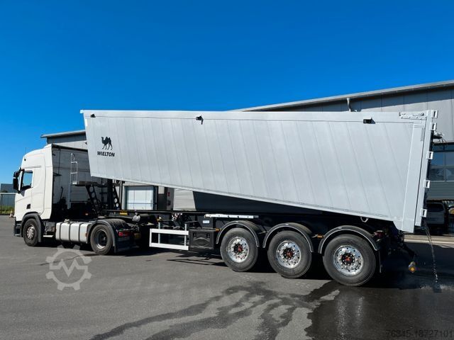 Sklápací náves WIELTON 55m3 Alu-Kastenmulde Kombitür NEU
