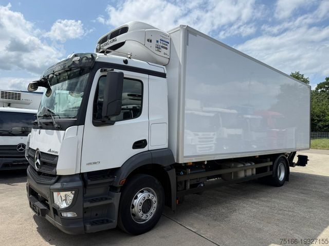 Kælivörubíll MERCEDES-BENZ ANTOS 1830 L Kühlkoffer 7,70 m LBW 1,5 T*BI-Zone