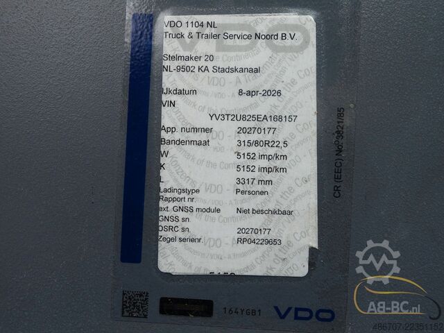 Långfärdsbuss VOLVO 9700, 61 Sitze, Euro 6