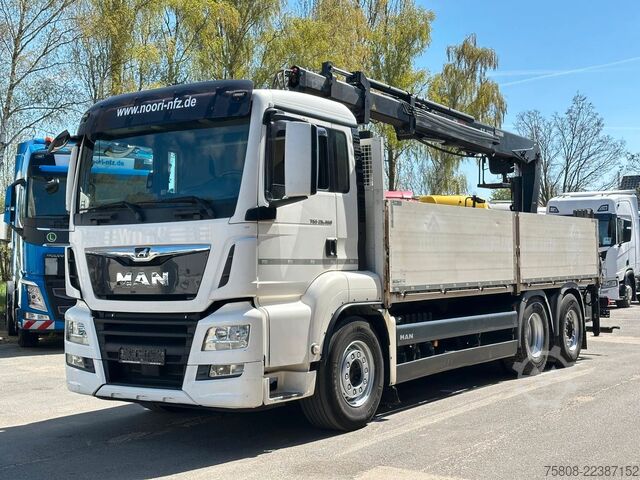 Żuraw samochodowy MAN TGS 26.460 Baustoff Hiab 177 Funk+Sitz Lenk AHK