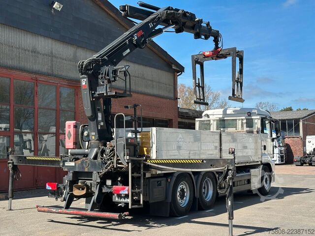 Żuraw samochodowy MAN TGS 26.460 Baustoff Hiab 177 Funk+Sitz Lenk AHK