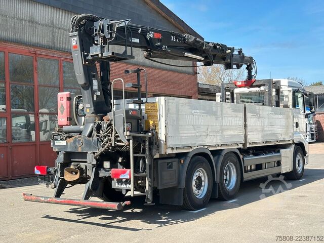 Żuraw samochodowy MAN TGS 26.460 Baustoff Hiab 177 Funk+Sitz Lenk AHK